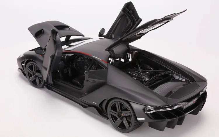 1:18 Lamborghini LP770 центенарио матовый черный/серый/красный/синий Литой Сплав модель автомобиля для детей Подарки