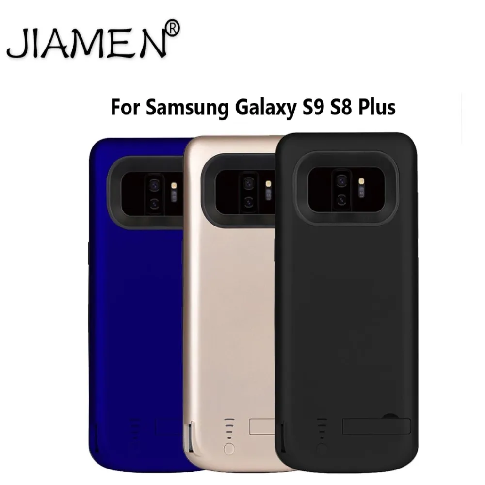 Чехол с зарядным устройством для Samsung Galaxy S9 S8 Plus мягкий термополиуретановый чехол