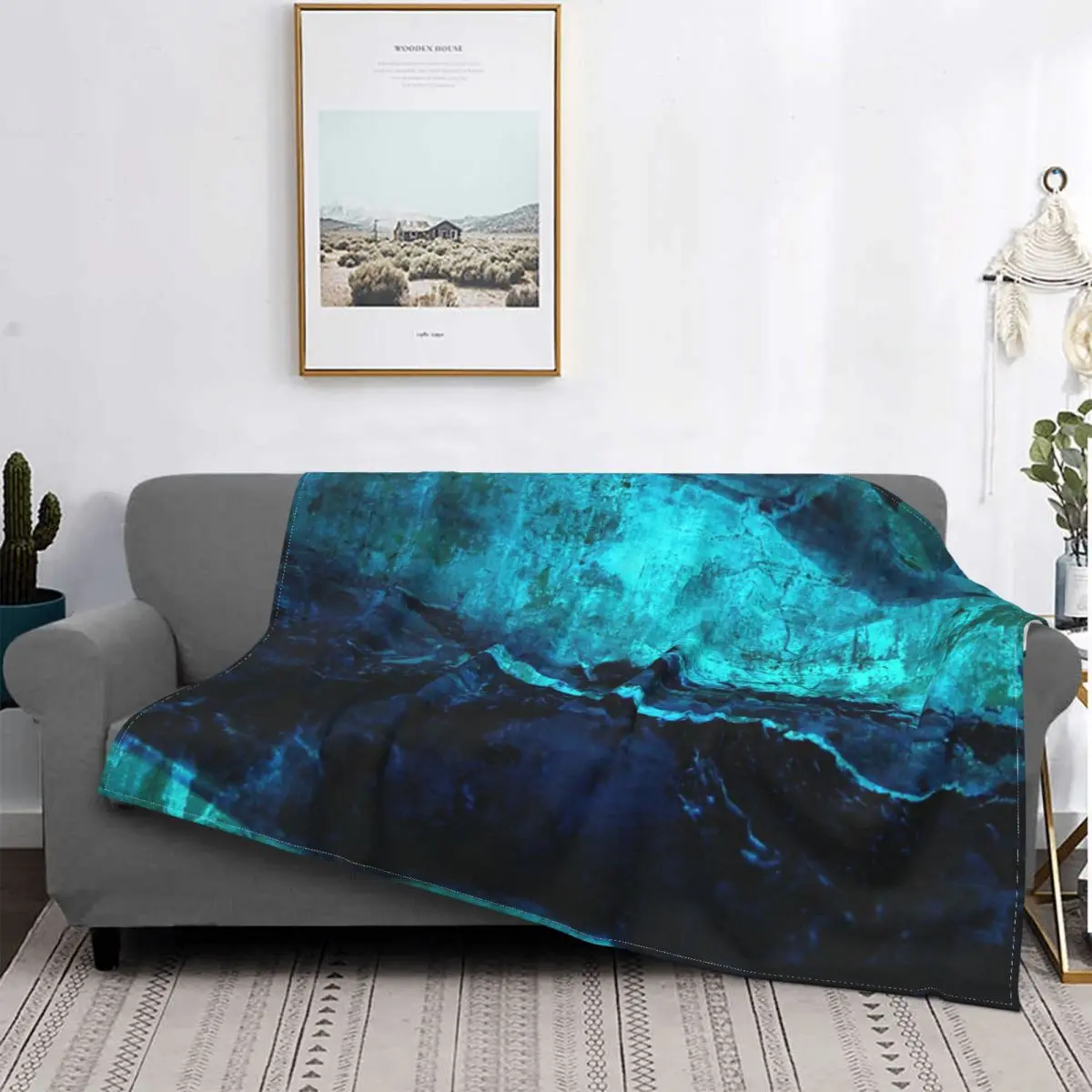 

Debajo-abstracto en Manta, colcha a cuadros para cama, sofá, manta de muselina, manta ponderada