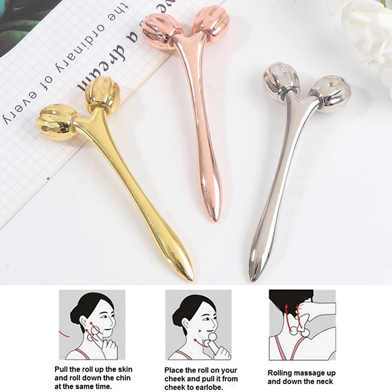 

360 Rotate Roller Massager Thin Face Full Body Shape Massager Wrinkle Remover Y Shape 3D Massager Facial Massage Tool