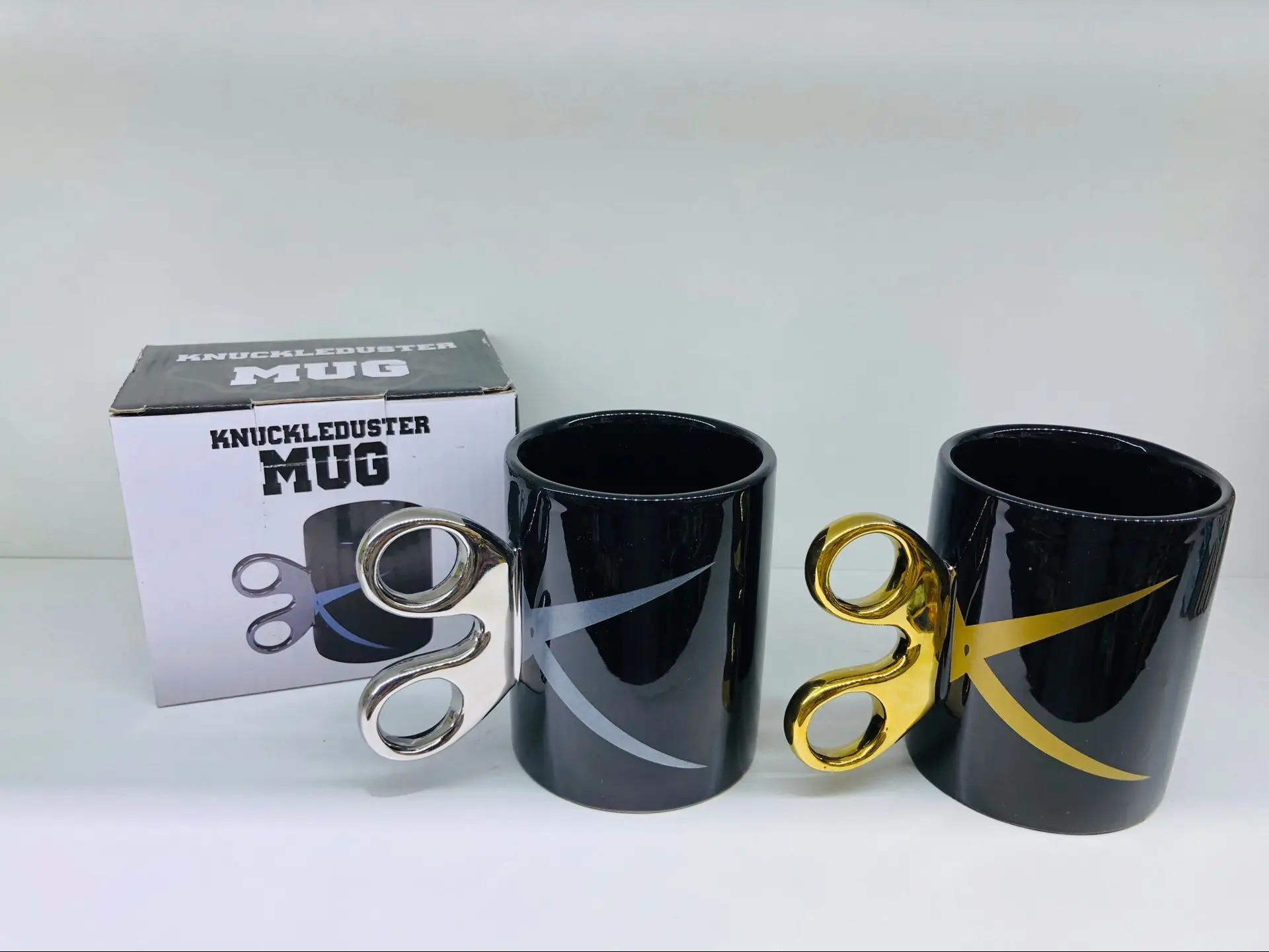 

1 European-style Creative Scissor Handle Cup Ceramic Cup Personality Cup Home Office Cup New Year Gift