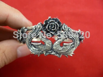 Бесплатная доставка&gt 626435 Китайский Старый тибетский серебряный браслет