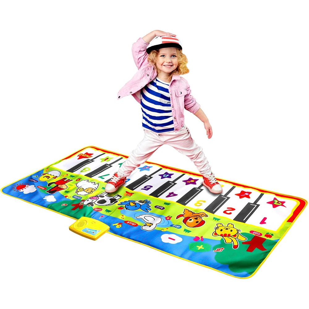 

Musical Mat With Animal Voice Baby Piano Playing Carpet Music Game Instrument Montessori Toy Early Educational Toys For Children