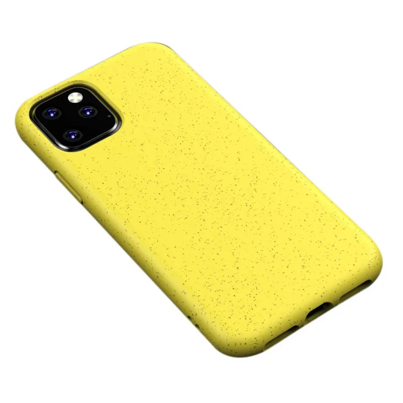 Разлагаемый пшеничный соломенный чехол для телефона Iphone 11 Pro Max экологичный Tpu