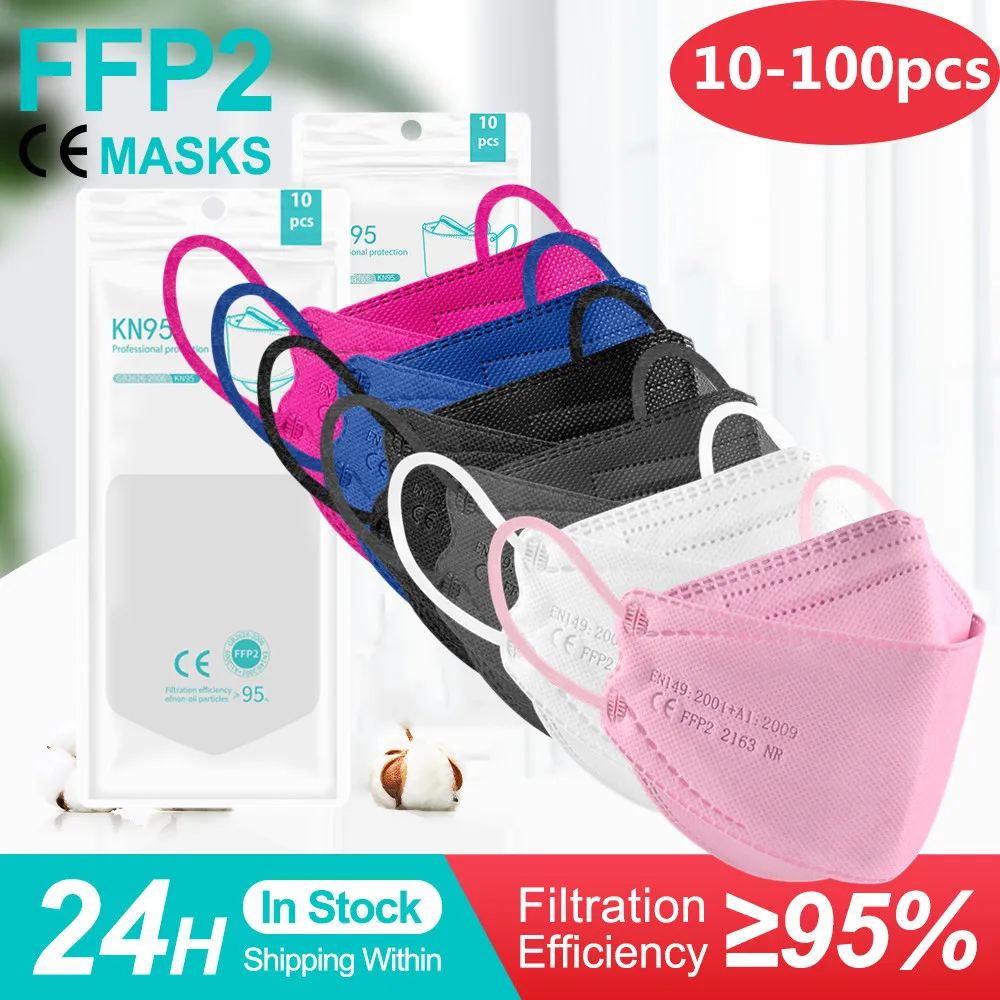 

FFP2 Mascarillas KN95 сертифицированные взрослые Mascarilla fpp2 homologada Корейская рыболовная маска ffp2mask CE ffp2 сертифицированная маска fpp3