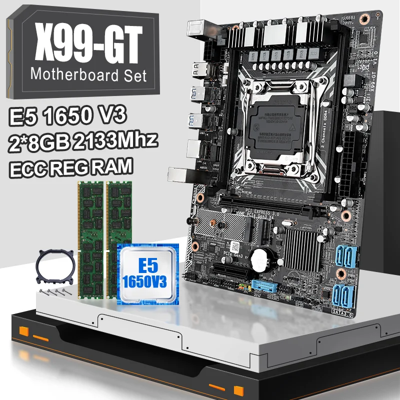 Высокий игровой телефон материнская плата с производительностью X99GT E5 1650V3 3 5 ГГц