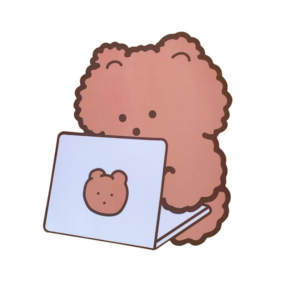 Мягкий резиновый коврик для мыши INS с мультяшными животными узором Коврик милым