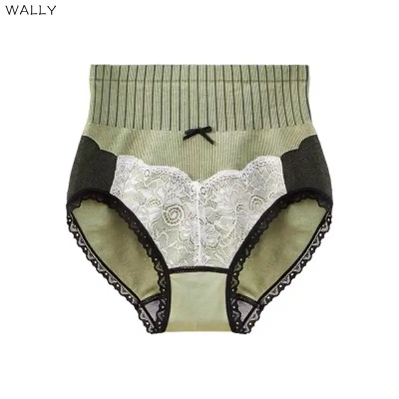 

5Pcs Panties High Waist Body Shaper Women Lace Tummy Control Butt Lifter Shapewear Graphene Cotton Crotch Slimming Underwear