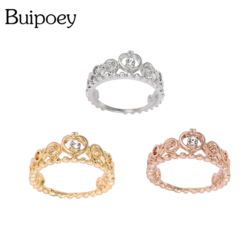Buipoey/Лидер продаж новые элегантные кольца для пар женщин влюбленных
