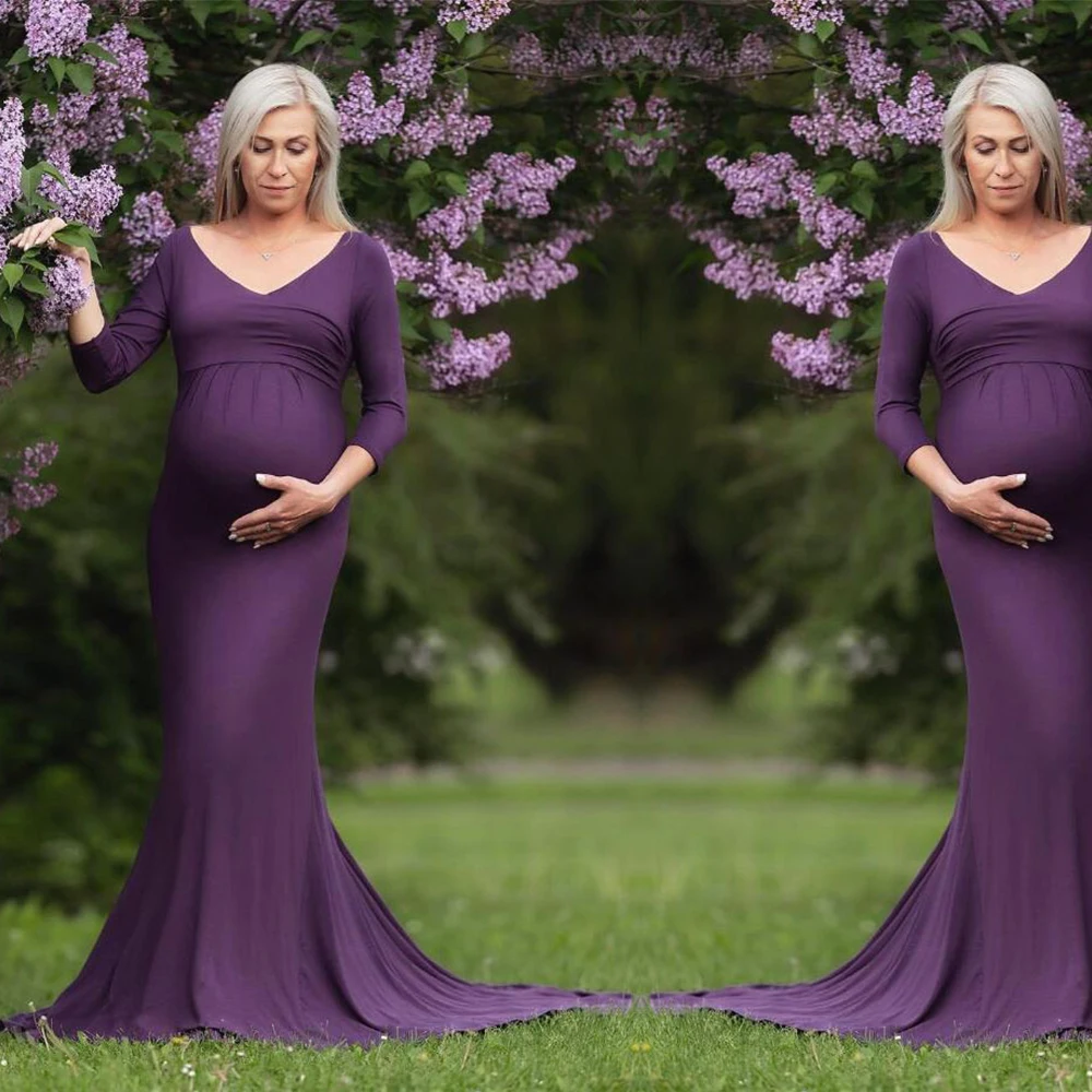 Женское платье для беременных Новинка 2020 года сексуальное длинное мамы женское