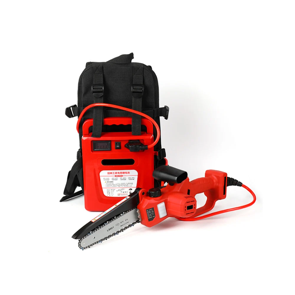 

Powered Lithium Battery 8 Inch Garden Cutter Electric Chain Saw for Tree Branches wood