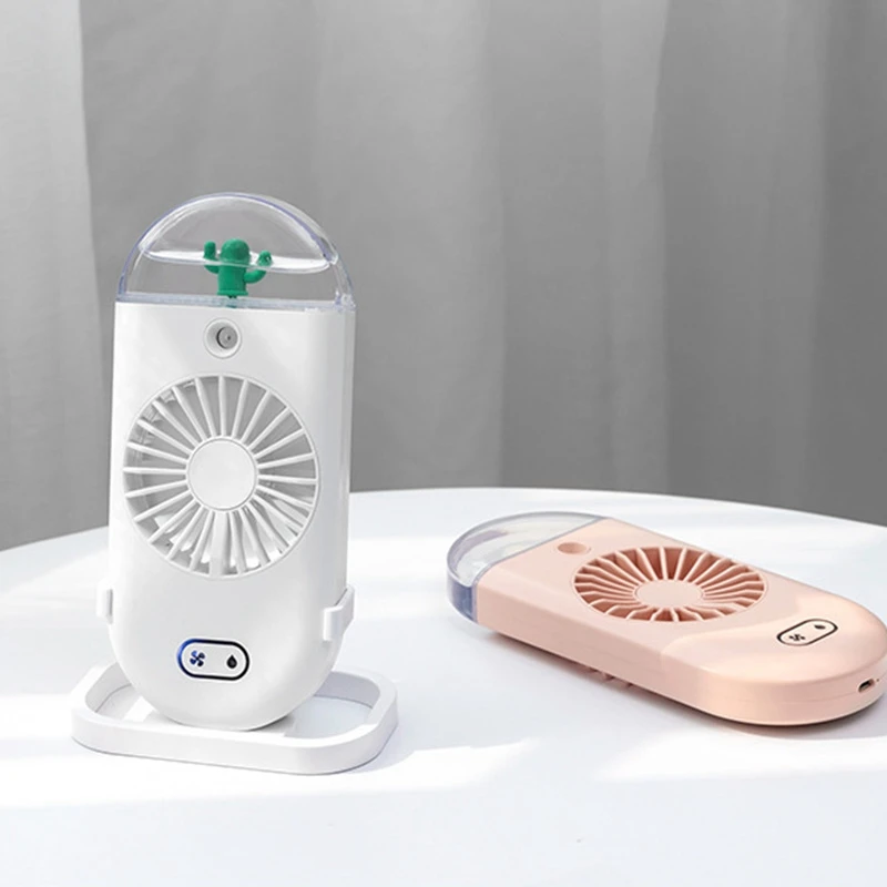 SANQ ручной счетчик воды вентилятор USB Перезаряжаемый увлажнитель маленький