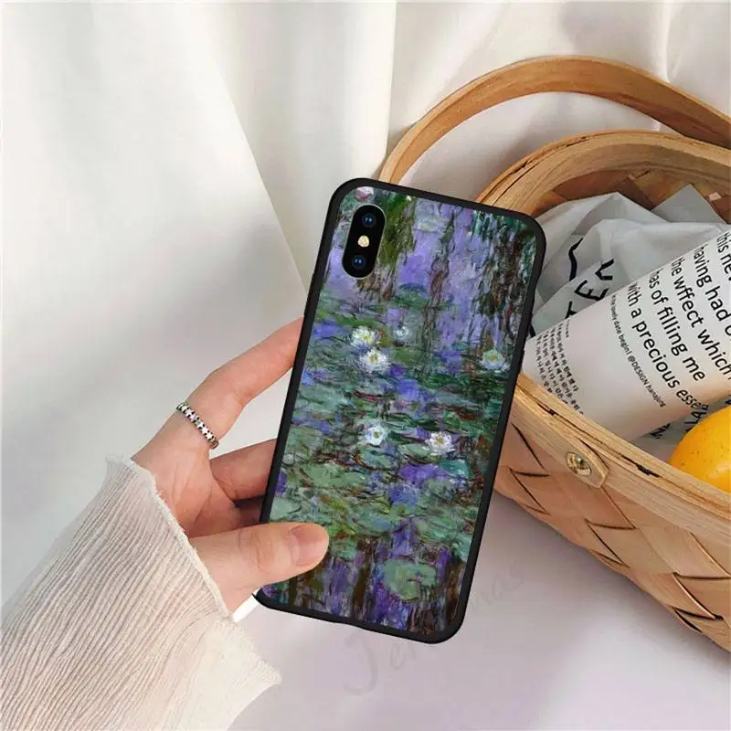 

Claude Monet retro painting Phone Case for iPhone 11 12 pro XS MAX 8 7 6 6S Plus X 5S SE 2020 XR