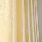 Занавеска для гостиной высотой 310 см, новый дизайн, занавеска для спальни, окна, серая плотная занавеска, s-образная плиссированная лента, желтая занавеска