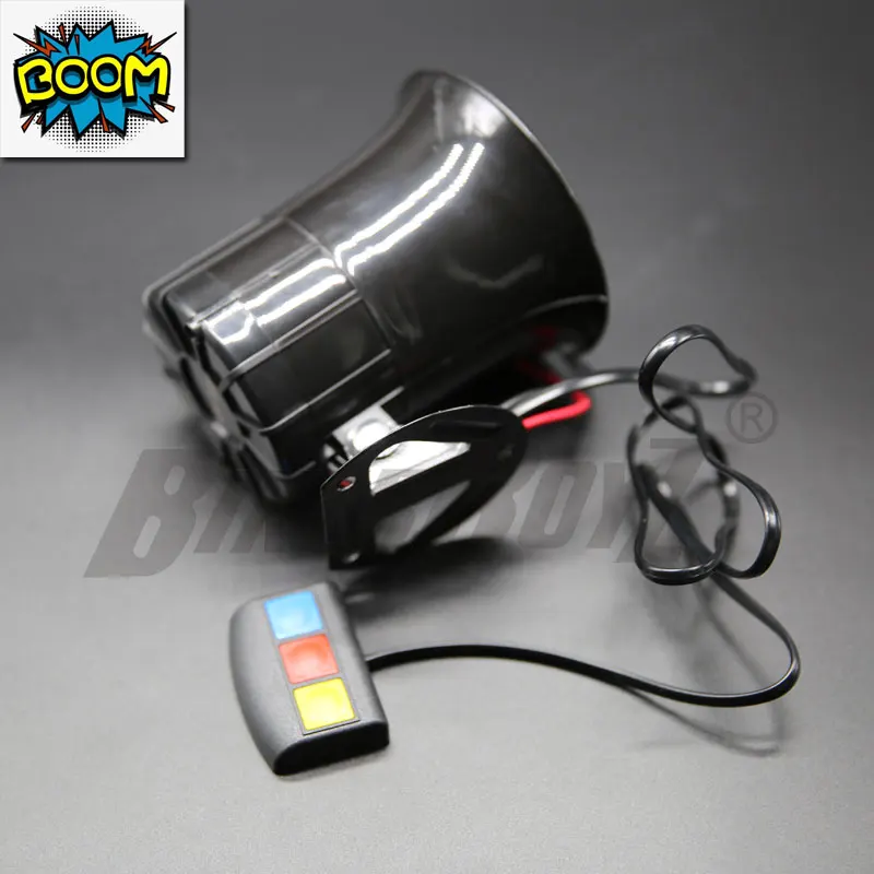 Звуковая сирена для сигнализации 12 В авто мотоцикл 3-тоновая Сирена Громкий