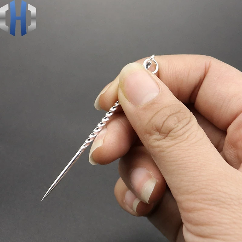 Портативная зубочистка S990 из стерлингового серебра алюминиевая креативный