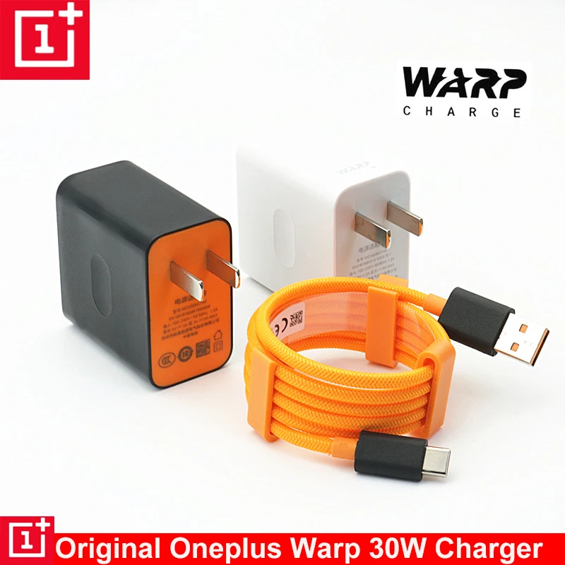 Оригинальное зарядное устройство One plus 7T 30 Вт адаптер для быстрой зарядки USB Type-C
