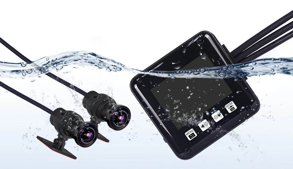 SYS VSYS A6X WiFi Bluetooth экшн-камера на мотоциклетный шлем рекордер SONY IMX307 Starvis Ночное Видение Двойной 1080P мотоцикл видеорегистратор