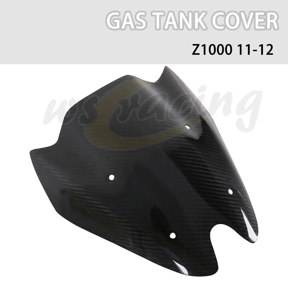 Мотоциклетный черный чехол из углеродного волокна для бензобака масла и газа