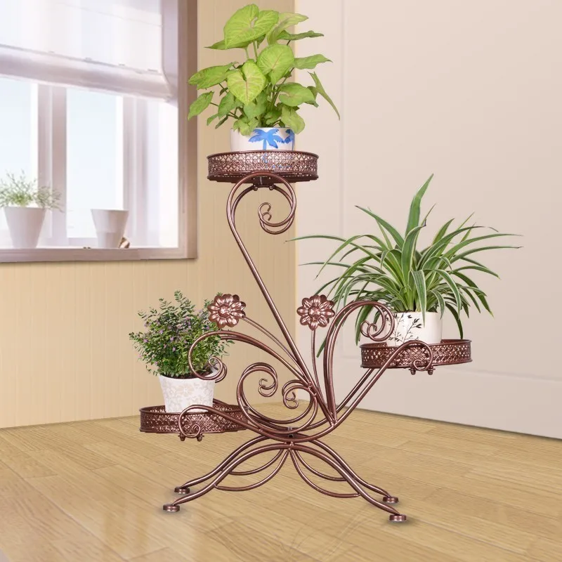 

Mensole Per Fiori Shelves Garten Dekoration Scaffali In Metallo A Ripiani Varanda Flower Balcon Balcony Stand Plant Shelf