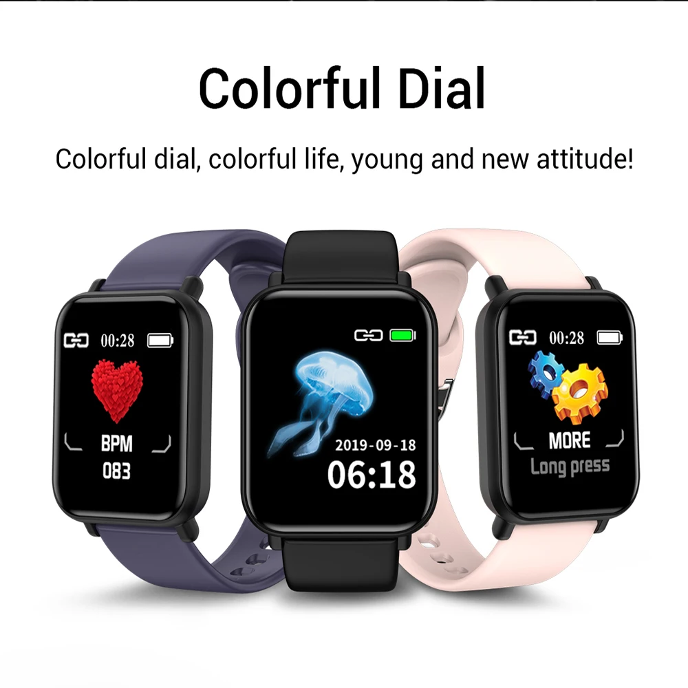 

R16 Smart Watch R7 IP68 Waterproof Smartwatch Men Sports Heart Rate Monitor Women Fitness Tracker Watch B57 Pro For Android IOS