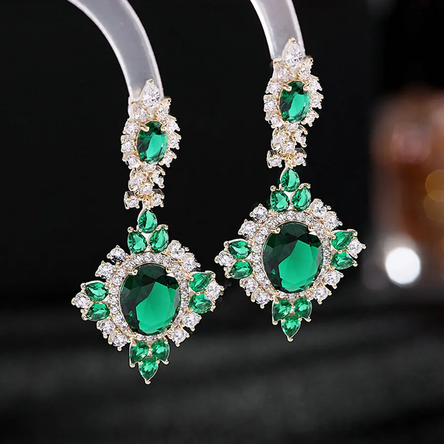 

1 пара мужские водонепроницаемые полностью ювелирное CZ серьги с каплями дождя геометрические Hyperhole роскошные длинные в виде капель с криста...