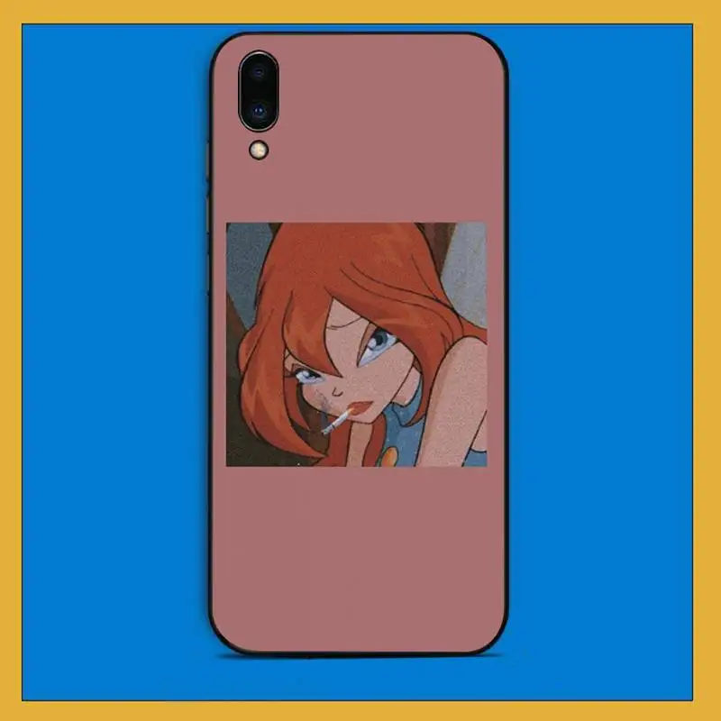 

FHNBLJ Girl Winx Clubs Phone Case for Huawei Mate 20 10 lite pro X Honor paly Y 6 5 7 9 prime 2018 2019