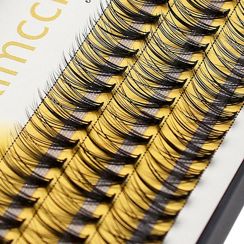 Kimcci 60 пряди натуральных 3D ресниц русский объем искусственные норковые ресницы