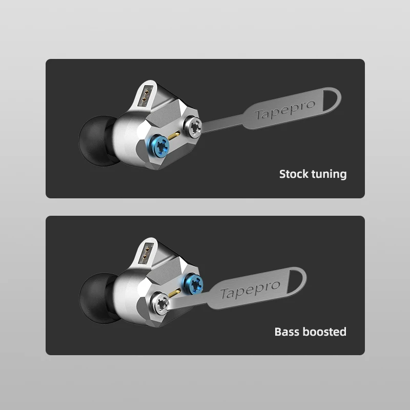 Shuoer Tape Pro | Магнитостатические динамические гибридные наушники Iem с винтами для