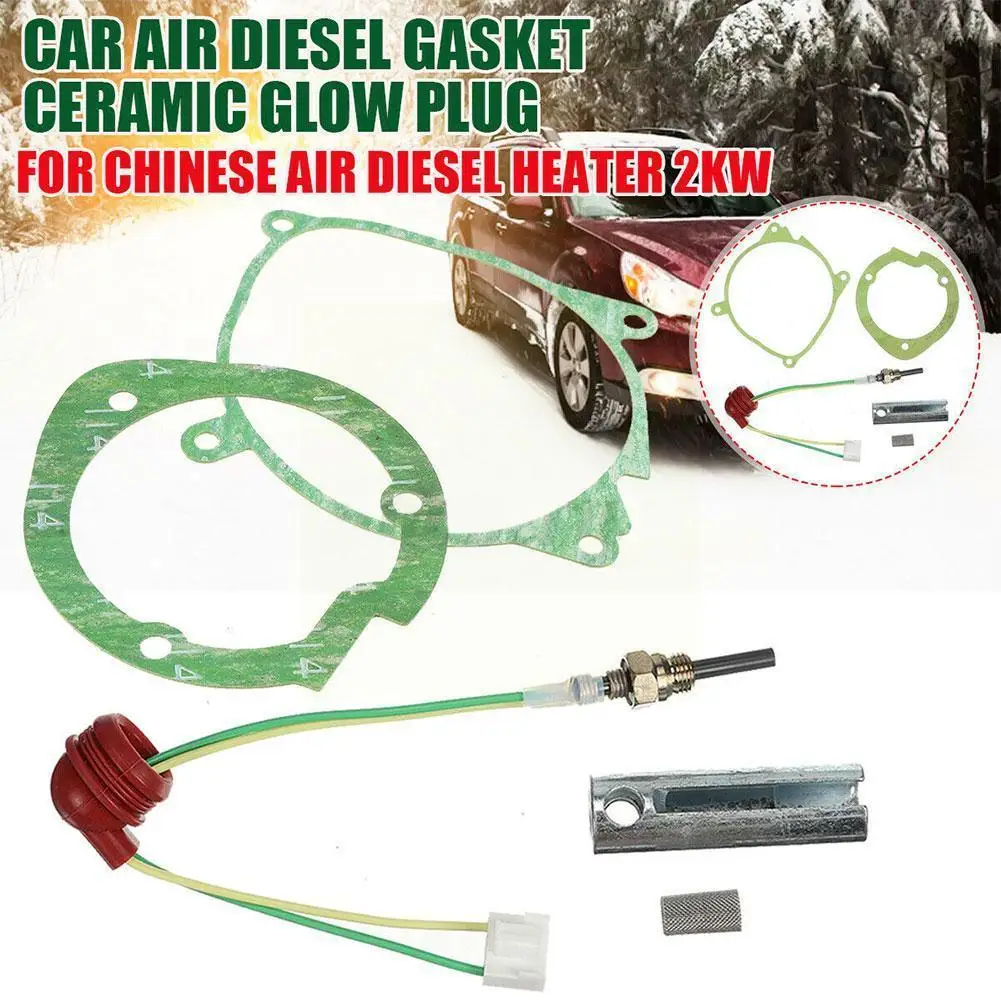 

Car Heater Burner Motor Gaskets Strainers 12V/24V Glow Plug For 2-5kw Autonomous Truck Cab Heater Similar Webasto Eberspach G5N8