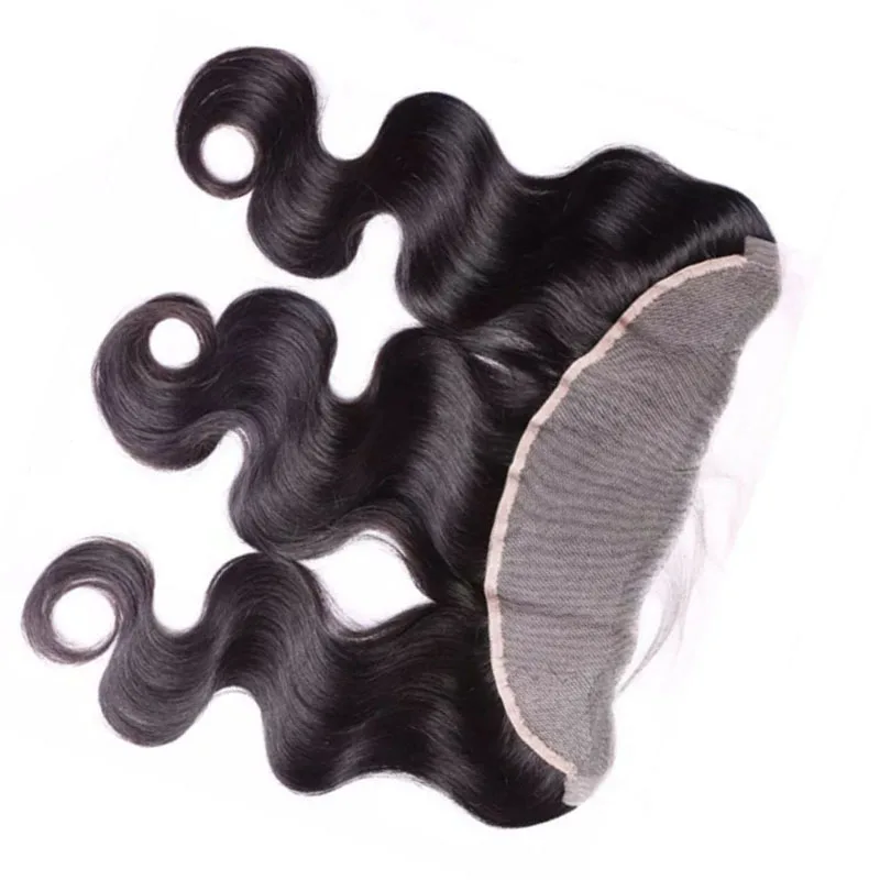 Remy hair front hair block 13x4 closure wig body wave natural color Human hair Lace front wig closure wig