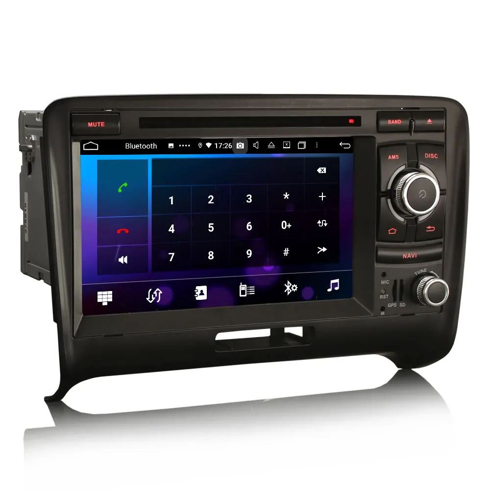7 &quotAndroid 10 0 OS автомобильный DVD Мультимедиа Навигация GPS Радио система для Audi TT MK2 2006