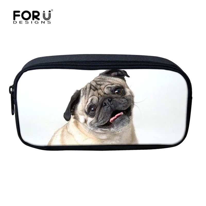FORUDESIGNS школьный рюкзак для девочек 3 шт. набор рюкзак 3D принт с Мопсом Детский Рюкзак Студенческая Книга сумка Mochila - Цвет: Z4860K