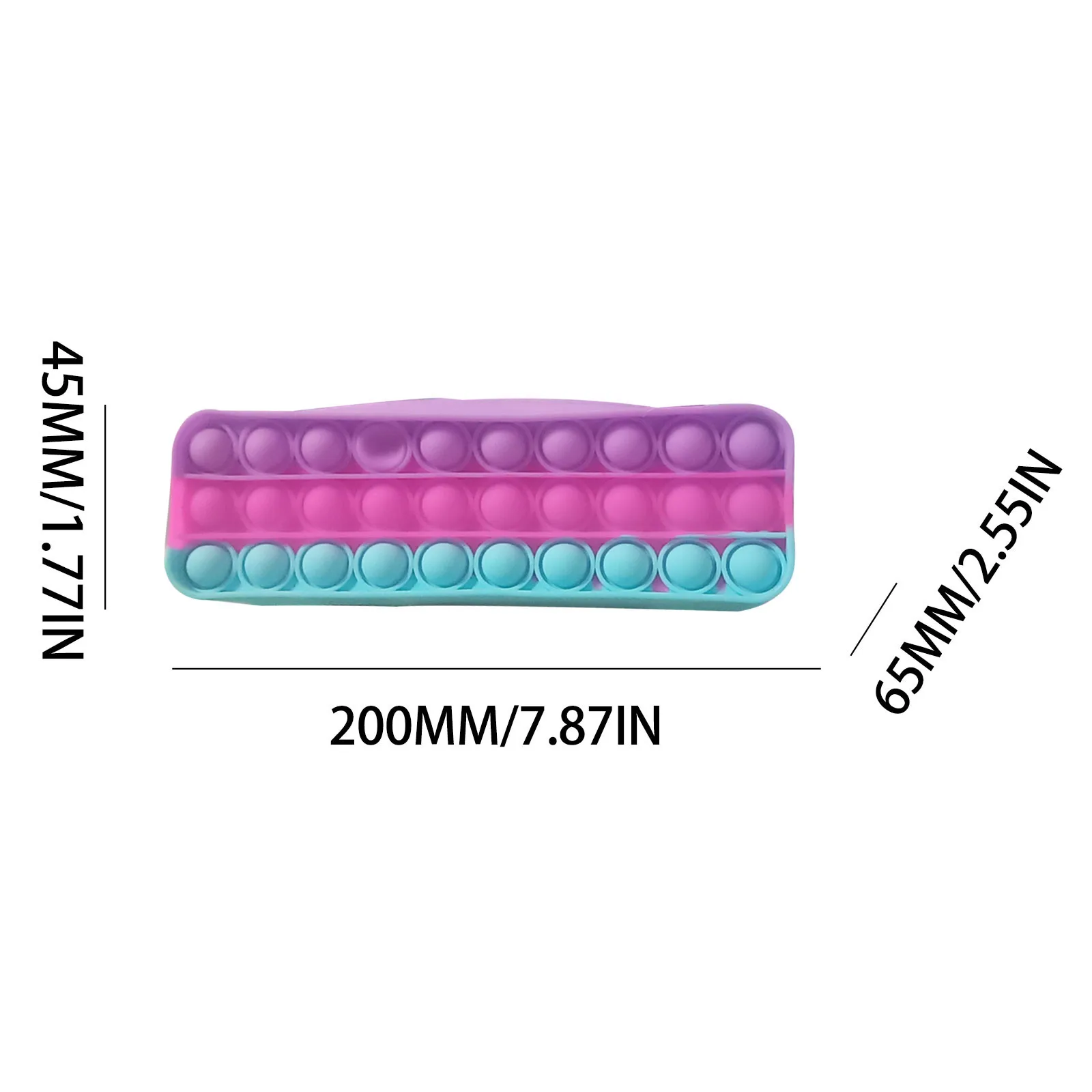 Фиджет пузырьковый карандаш чехол силиконовые игрушки канцелярская сумка для