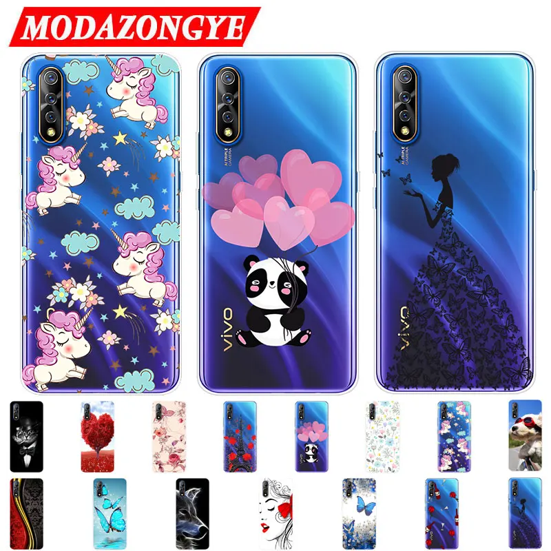 VIVO Z1X чехол VIVOZ1X силиконовый чехол ТПУ телефон крышка для VIVO Z1X Z 1X VIVOZ1X чехол Мягкая задняя защитная крышка