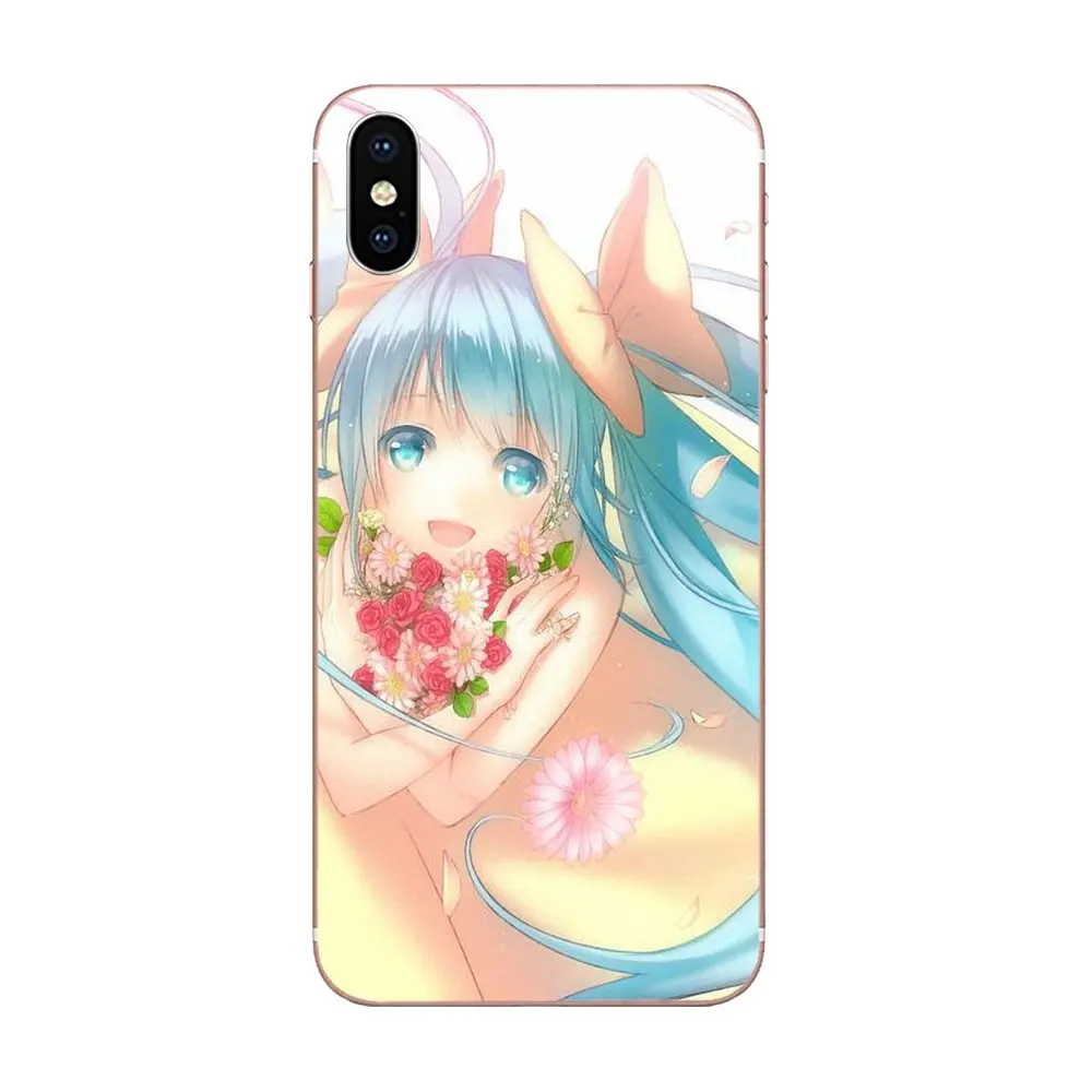Pretty Hatsune Miku For Huawei Nova 2 V20 Y3II Y5 Y5II Y6 Y6II Y7 Y9 G8 G9 GR3 GR5 GX8 Prime 2018 2019 Rubber Cell Phone Case | Мобильные