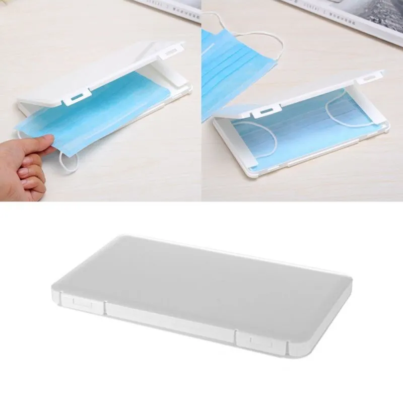 Портативный контейнер для хранения маски лица пылезащитный чехол держатель