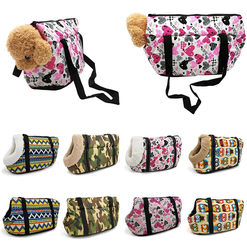 

Comfortable Pet Outing Shoulder Bags Large Size Printed Satchels Pet Bags Retro Portable Pet Supplies Pet Outing Messenger Bags