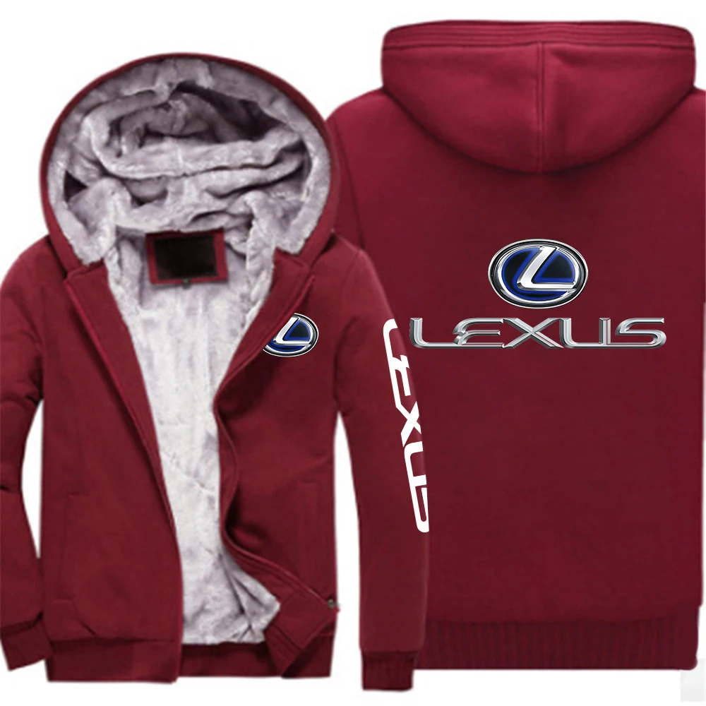Мужская брендовая утепленная куртка с логотипом LEXUS на осень и зиму 2021 спортивные