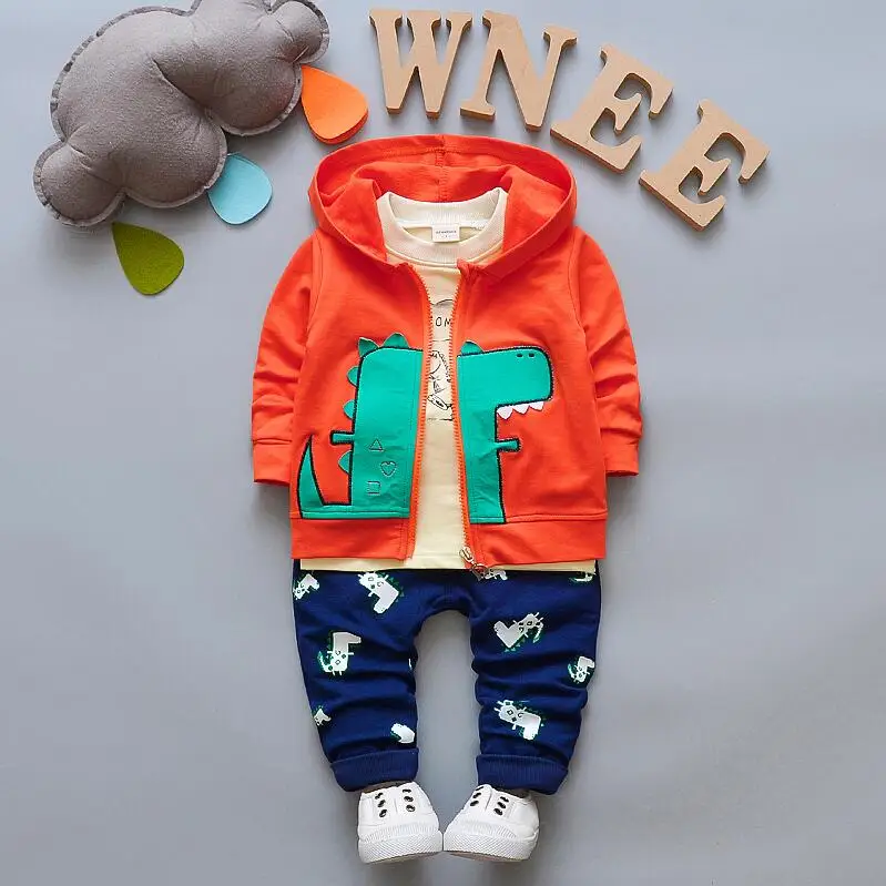

Boys Clothing Sets Spring Autumn Kids Casual Cotton Sweatshirts+Pants 3pcs Tracksuits For Girls Children Sports Suit Outfits New