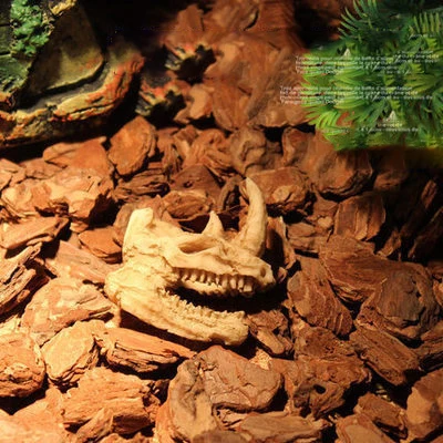 Имитация статуи ландшафтного орнамента пещера для рептилий искусственный Рино