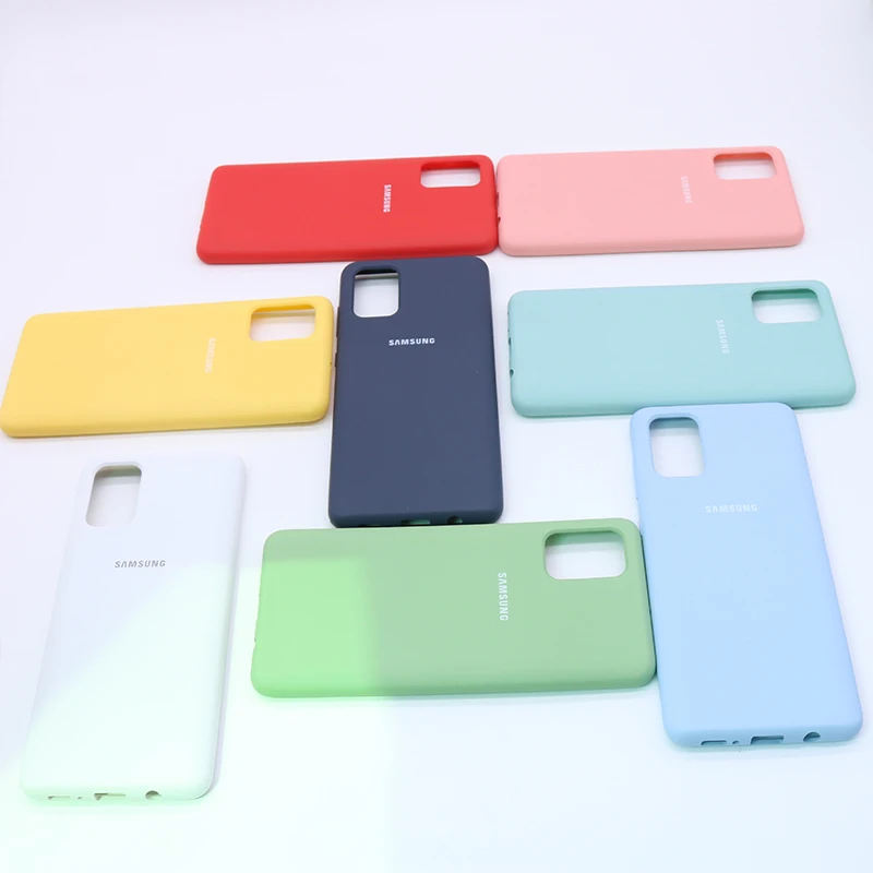 Чехол для Samsung Galaxy A51 Ультратонкий силиконовый чехол из жидкого ТПУ телефона A71 SM