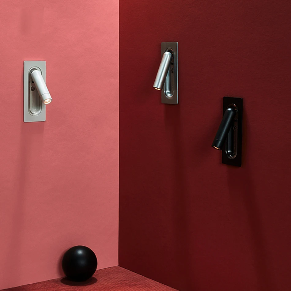 

Modern LED Wall Lights Aluminum Indoor Fashion 5W White Black Wall Lamp Fixture Corridor Aisle Beside Wall Lighting Art Sconce