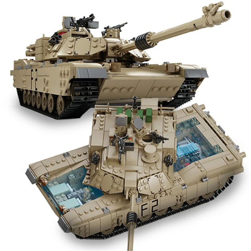 Kazi City Technic военные серии совместимы с Lepinglys Танк строительные блоки фигурки