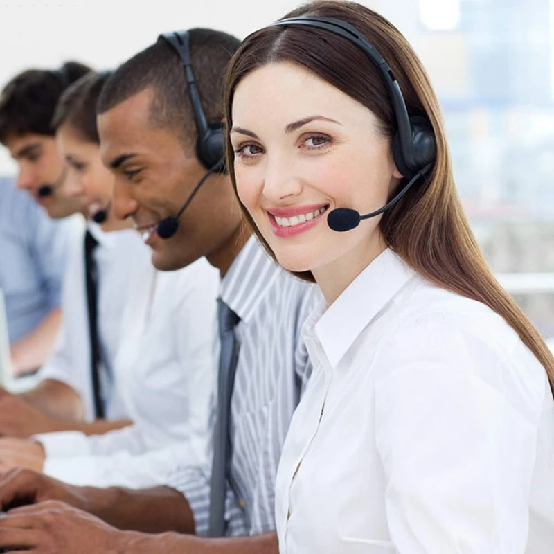 Телефонная гарнитура USB микрофон с шумоподавлением одним отверстием колл центр