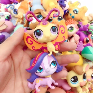 10pcs/lot Pet Shop Figure Toys Kitty unicorn Dog Animal Action Toy Collection Rare Glam Kids Toy Gift