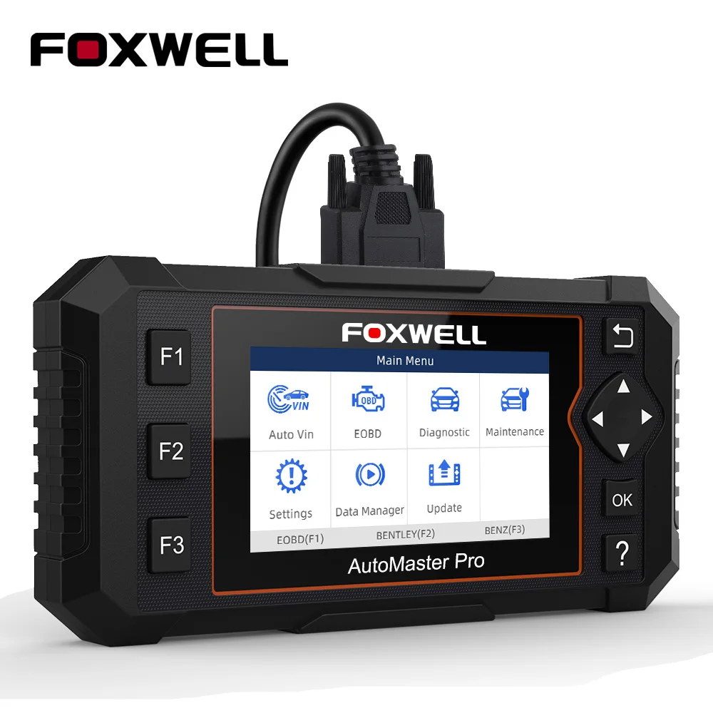 

FOXWELL NT614 Elite OBD2 Scanner Auto Car Diagnostic Scan Tool Engine ABS SRS AT Oil EPB Reset ODB2 OBD Code Reader Free Update