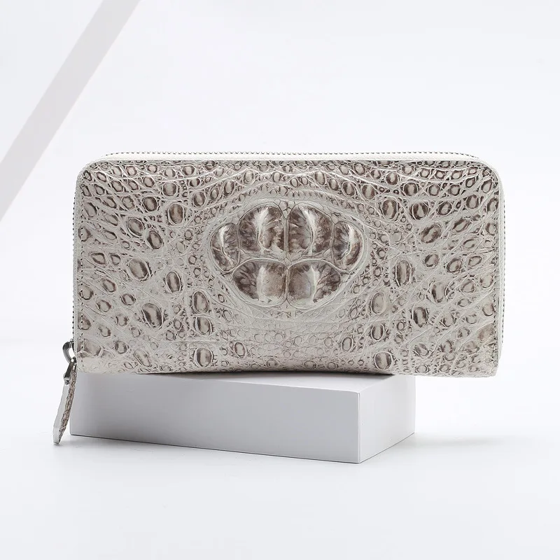 

2021 New Designer Crocodile Leather Women's Wallet Fashion Genuine Leather Lady Clutch Multi Function Luxury Women Handbag 50
