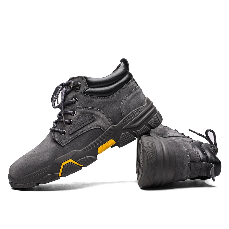 2019 новые мужские зимние плюшевые теплые военные ботинки кожаные уличные