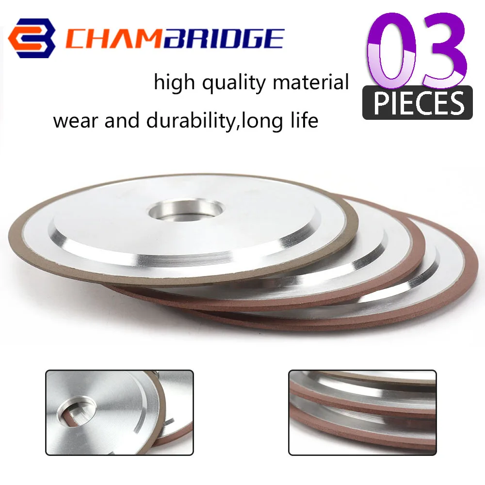 6inch 150mm Strengthen Parallel Diamond Grinding Wheel Circle Tungsten Steel Milling Cutter Polishing Rotating Tool Accessories |